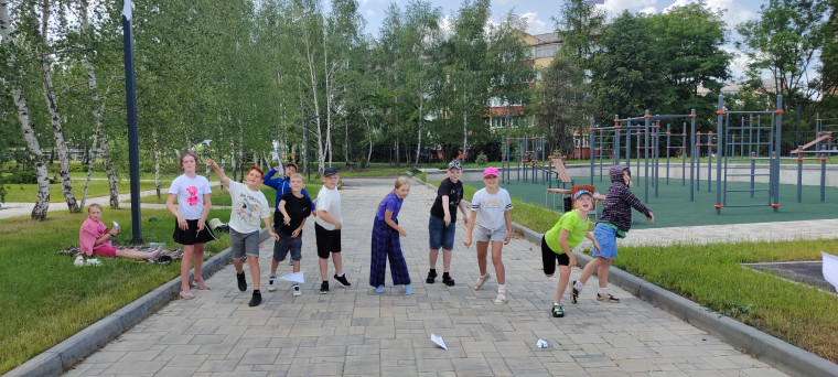 День в лагере.